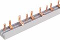 REXANT 11-2256 Шина соединительная типа PIN (12 штырей) 3Р 100 А (22см) REXANT