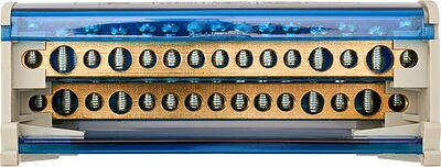 REXANT 11-2302-15 Шина на DIN-рейку в корпусе (кросс-модуль) 2х15 REXANT