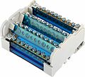 REXANT 11-2304-11 Шина на DIN-рейку в корпусе (кросс-модуль) 4х11 REXANT