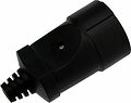 REXANT 11-8540 Розетка разборная без з/к 10А черная REXANT