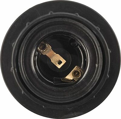 REXANT 11-8816 Патрон карболитовый с кольцом Е27 черный, c этикеткой REXANT