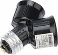REXANT 11-8860 Разветвитель цокольный Е27-2хЕ27 черный REXANT REXANT 11-8860 Разветвитель цокольный Е27-2хЕ27 черный REXANT