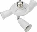 REXANT 11-8863 Разветвитель цокольный Е27-3хЕ27 (поворотный цоколь) белый REXANT REXANT 11-8863 Разветвитель цокольный Е27-3хЕ27 (поворотный цоколь) белый REXANT