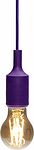 REXANT 11-8887 Патрон E27 силиконовый со шнуром 1м фиолетовый REXANT