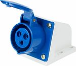 REXANT 11-8909 Розетка 113 стационарная 2Р+РЕ 16А 220В IP44 REXANT