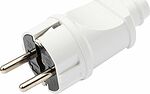 REXANT 11-8948 Вилка Евро прямая с з/к 16А усиленная белая REXANT