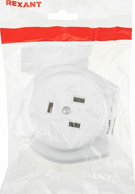 REXANT 11-8985 Розетка РШ для электрической плиты 32А, 250В, 2Р+РЕ (СУ) белая REXANT
