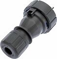 REXANT 111-013 Вилка влагозащищенная прямая 2P+РE, 16А, IP68, серая REXANT REXANT 111-013 Вилка влагозащищенная прямая 2P+РE, 16А, IP68, серая REXANT