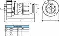 REXANT 111-013 Вилка влагозащищенная прямая 2P+РE, 16А, IP68, серая REXANT REXANT 111-013 Вилка влагозащищенная прямая 2P+РE, 16А, IP68, серая REXANT