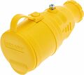 REXANT 111-122 Розетка влагозащищенная переносная с крышкой 1 гнездо, с/з, 16А, IP54, каучук, желтая REXANT REXANT 111-122 Розетка влагозащищенная переносная с крышкой 1 гнездо, с/з, 16А, IP54, каучук, желтая REXANT