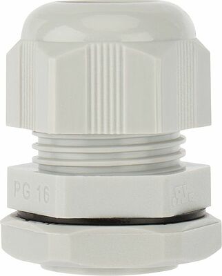 REXANT 111-125 Розетка влагозащищенная настенная с крышкой 1 гнездо, 2Р+РЕ, 16А, IP68, серая REXANT