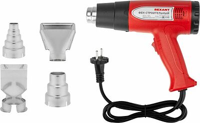 REXANT 12-0053 Фен строительный REXANT, 230 В/2000 Вт quot;STANDARD quot; с терморегулятором и дисплеем