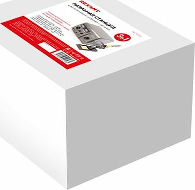 REXANT 12-0143 Многофункциональная цифровая паяльная станция с мультиметром и ЖК дисплеем 220В/48Вт (ZD-8901) REXANT