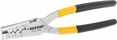 REXANT 12-3208 Пресс-клещи HT-16M для обжима втулочных наконечников 0,5-16мм² REXANT