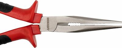REXANT 12-4618 Тонкогубцы 200мм никелированные, двухкомпонентные рукоятки REXANT 
