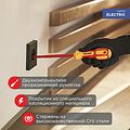 REXANT 12-4713 Отвертка шлицевая диэлектрическая SL5х125мм, до 1000В, двухкомпонентная рукоятка REXANT REXANT 12-4713 Отвертка шлицевая диэлектрическая SL5х125мм, до 1000В, двухкомпонентная рукоятка REXANT