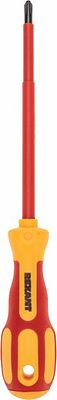 REXANT 12-4719 Отвертка крестовая диэлектрическая PH/SL2х150мм, до 1000В, двухкомпонентная рукоятка REXANT