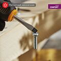 REXANT 12-4725 Отвертка шлицевая SL6х40мм, двухкомпонентная рукоятка REXANT