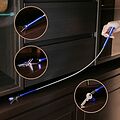 REXANT 12-4815 Захват магнитный цанговый 4 лапки, 610мм, встроенный светодиодный фонарик, (удержание 2кг) REXANT