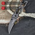 REXANT 12-4906-2 Нож складной Коготь полуавтоматический Titanium REXANT REXANT 12-4906-2 Нож складной Коготь полуавтоматический Titanium REXANT