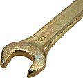 REXANT 12-5804-2 Ключ комбинированный 9мм, желтый цинк REXANT REXANT 12-5804-2 Ключ комбинированный 9мм, желтый цинк REXANT