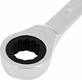 REXANT 12-5807-1 Ключ комбинированный трещоточный 12мм, CrV, зеркальный хром REXANT REXANT 12-5807-1 Ключ комбинированный трещоточный 12мм, CrV, зеркальный хром REXANT