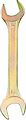 REXANT 12-5830-2 Ключ рожковый 17х19мм, желтый цинк REXANT 