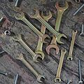 REXANT 12-5844-2 Набор ключей рожковых (6х7-20х22мм), 8 шт, желтый цинк REXANT REXANT 12-5844-2 Набор ключей рожковых (6х7-20х22мм), 8 шт, желтый цинк REXANT