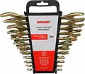 REXANT 12-5845-2 Набор ключей рожковых (6х7-30х32мм), 12 шт, желтый цинк REXANT REXANT 12-5845-2 Набор ключей рожковых (6х7-30х32мм), 12 шт, желтый цинк REXANT