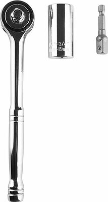 REXANT 12-6080 Ключ торцевой с трещоткой универсальный 7-19мм REXANT
