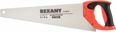 REXANT 12-8215 Ножовка по дереву Зубец 500мм, 7-8 TPI, каленый зуб 2D, двухкомпонентная рукоятка REXANT