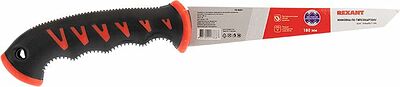 REXANT 12-8221 Ножовка по гипсокартону 180мм, двухкомпонентная рукоятка REXANT 