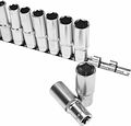 REXANT 12-8308 Набор удлиненных торцевых головок 1/2, шестигранные, CrV, 10 шт., 10-22мм REXANT REXANT 12-8308 Набор удлиненных торцевых головок 1/2, шестигранные, CrV, 10 шт., 10-22мм REXANT