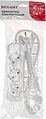 REXANT 13-4006 Удлинитель STANDARD 3 гнезда, 1,5м, 2х1,0мм², б/з, белый REXANT REXANT 13-4006 Удлинитель STANDARD 3 гнезда, 1,5м, 2х1,0мм², б/з, белый REXANT