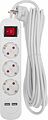 REXANT 13-4017 Удлинитель STANDARD 3 гнезда, 5м, 3х1,0мм², с/з, с выключателем, 2 USB, белый REXANT REXANT 13-4017 Удлинитель STANDARD 3 гнезда, 5м, 3х1,0мм², с/з, с выключателем, 2 USB, белый REXANT