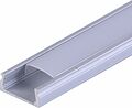 REXANT 146-400-1 Комплект накладного алюминиевого профиля с рассеивателем, 15х6мм, 1м REXANT