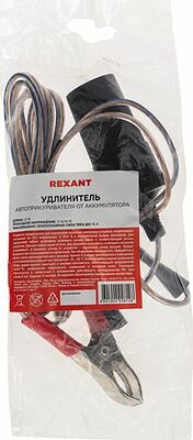REXANT 16-0215 Удлинитель автоприкуривателя от аккумулятора 1,5м REXANT 