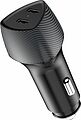 REXANT 16-0244 Автомобильное зарядное устройство с двумя портами (USB-C PD + USB-C PD) со световой индикацией, 40Вт, черное REXANT