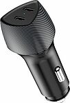 REXANT 16-0244 Автомобильное зарядное устройство с двумя портами (USB-C PD + USB-C PD) со световой индикацией, 40Вт, черное REXANT