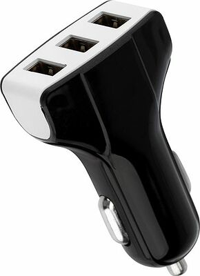 REXANT 16-0291 Зарядное устройство в прикуриватель REXANT 3 x USB, 1000mA, черное