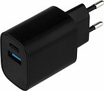 REXANT 16-0297 Сетевое зарядное устройство REXANT USB + Type-C, 5V, 2.4 A, черное