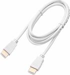 REXANT 17-6204-1 Кабель HDMI - HDMI 1.4, 2м, Gold, белый REXANT