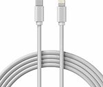 REXANT 18-1129 Кабель Lightning – Type-C 3A, 1м, ПВХ, белый REXANT