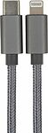 REXANT 18-1826 Кабель Type-C – Lightning, 3А, 1м, в нейлоновой серой оплетке, Power Delivery REXANT