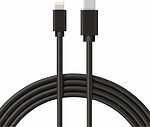 REXANT 18-1827 Кабель Type-C – Lightning, 3A, 1м, ПВХ, черный REXANT 