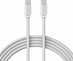 REXANT 18-1828 Кабель Type-C - Type-C, 3A, 1м, ПВХ, белый REXANT 