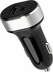 REXANT 18-2226 Автозарядка в прикуриватель REXANT АЗУ USB-A+USB-C, 3.1 A черная