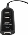REXANT 18-4105 Разветвитель USB 2.0 на 4 порта REXANT REXANT 18-4105 Разветвитель USB 2.0 на 4 порта REXANT