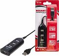 REXANT 18-4105 Разветвитель USB 2.0 на 4 порта REXANT REXANT 18-4105 Разветвитель USB 2.0 на 4 порта REXANT