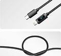 REXANT 18-7062 Кабель USB-A – Lightning, 2,4А, 1м, в черной нейлоновой оплетке, c LED-дисплеем REXANT REXANT 18-7062 Кабель USB-A – Lightning, 2,4А, 1м, в черной нейлоновой оплетке, c LED-дисплеем REXANT